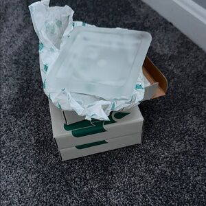 PartyLite Frosted Glass Plate